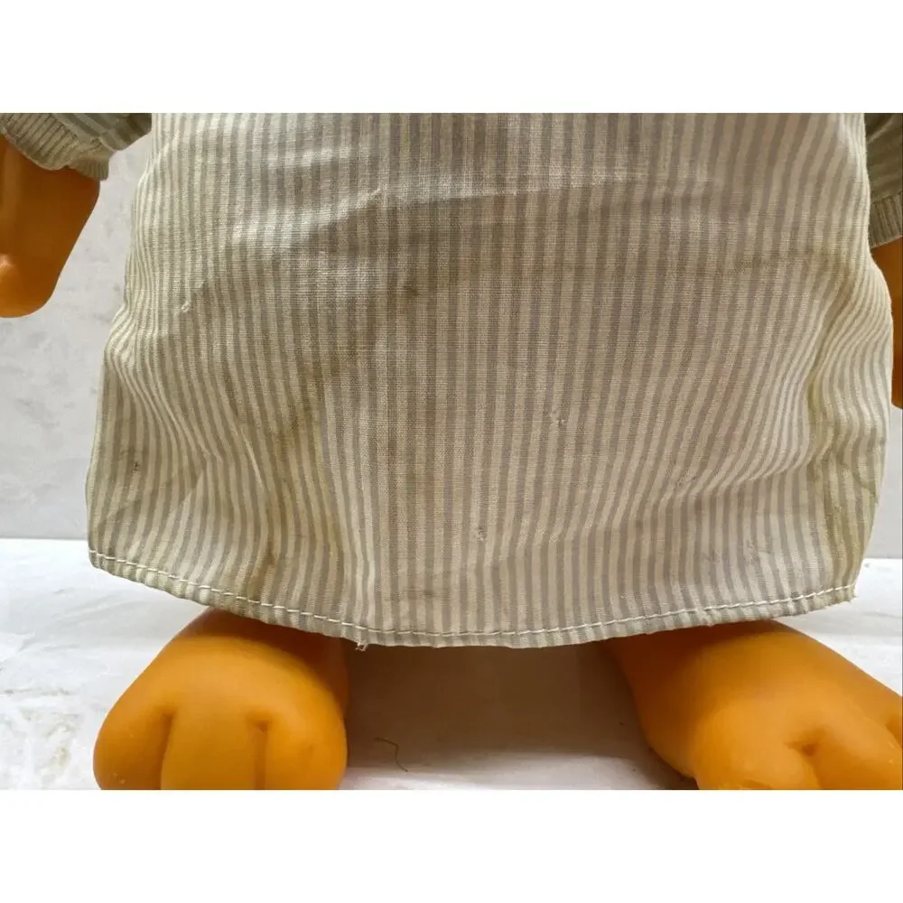 SUPER RARE!!! Goodnight Garfield Collector Item Vintage Works Rubber Face Plush